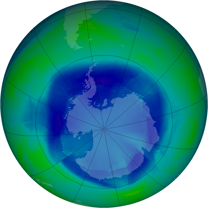 Ozone Map 2008-08-28